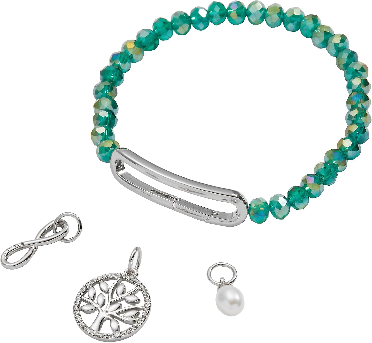 Alex and Ani Family Mix + Match Charm Stretch Bracelet