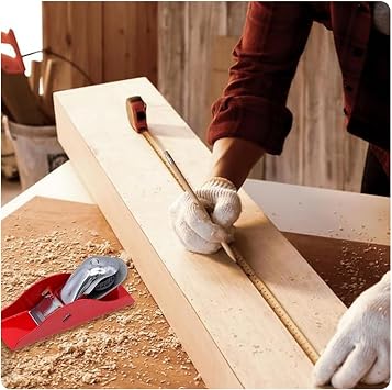 1 PCS Woodworking Planer, Adjustable Block Planer, Used for Trimming, Carving, Trimming, Manual Tool for Furniture Repair, Mini Woodworking Hand Board and DIY Woodworking Crafts(RED)