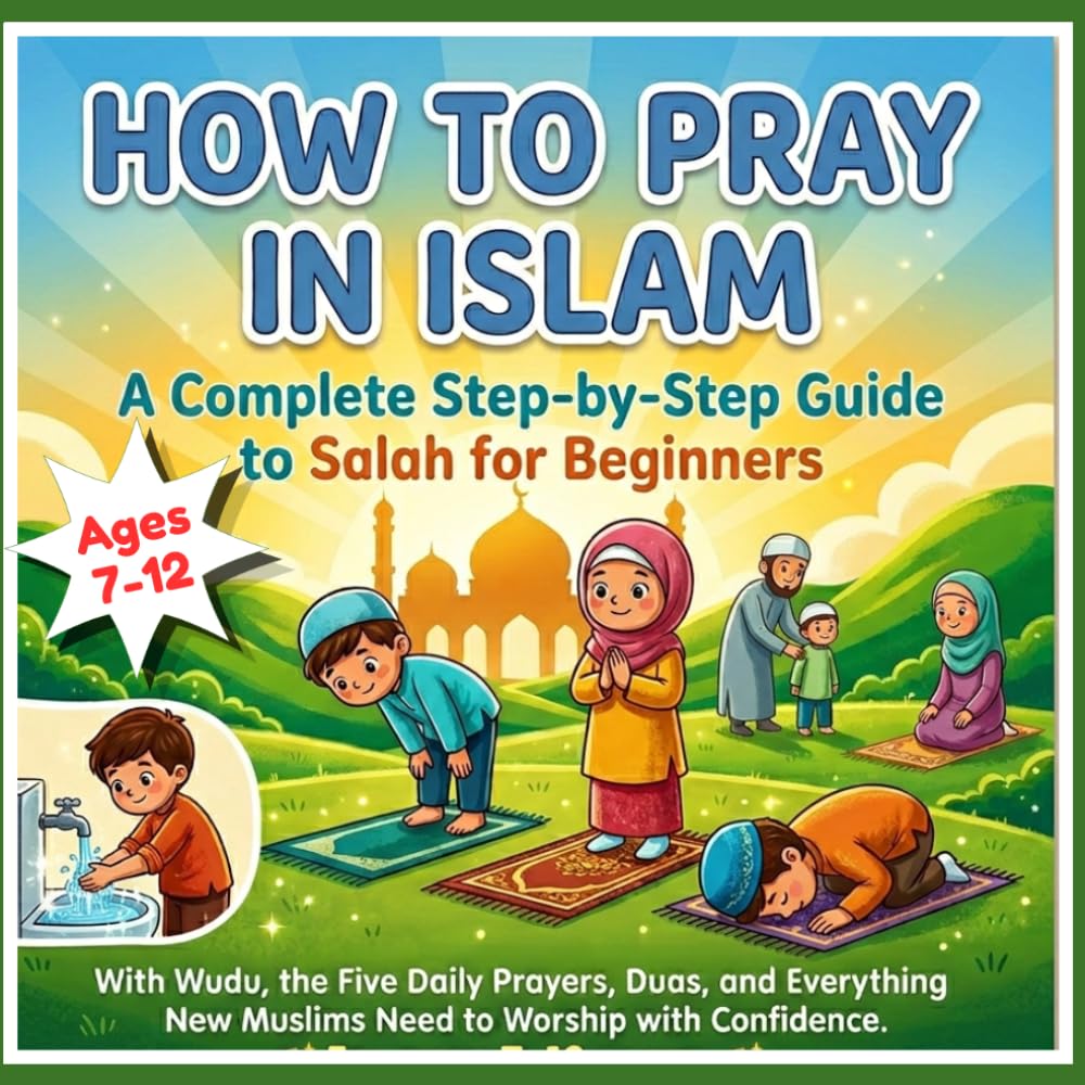 How to pray in islam: A Complete Step-by-Step Guide to Salah for Beginners — With Wudu, the Five Daily Prayers, Duas, and Everything New Muslims Need to Worship with Confidence