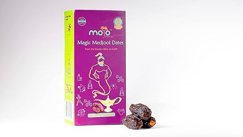 Miniatura 7 de Mojo Magic Medjool Dátiles, 8 unidades 3 Grab n Go 17 0z (17.00 oz)  Superfruta cultivada en el valle de Jordan  Vegana, sin gluten, paleo, sin