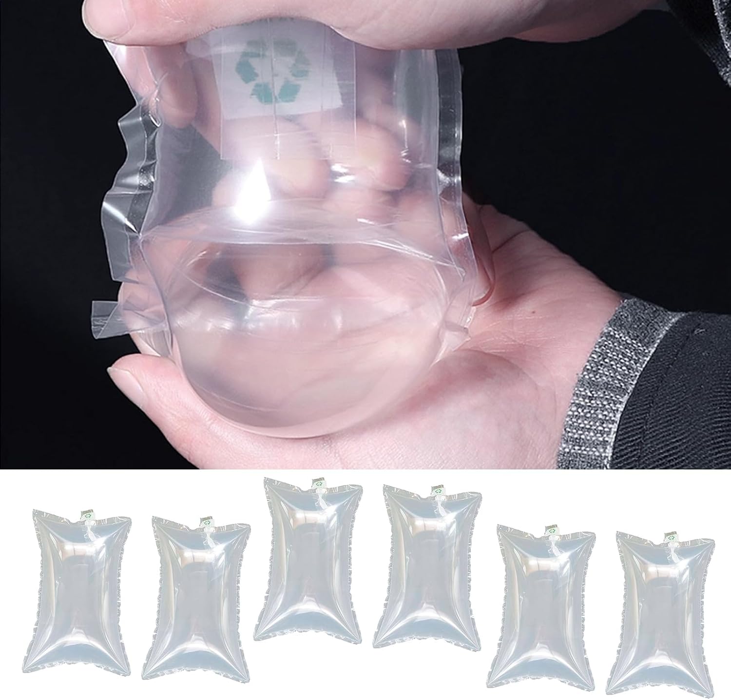 50 Pcs Purse Shaper, Purse Fillers to Keep Shape, Air Pillows for Shipping, 5x7 Inch Inflatable Air Bag for Packing, Purse Insert Stuffing Filler with Pump, Reusable Air Pillows