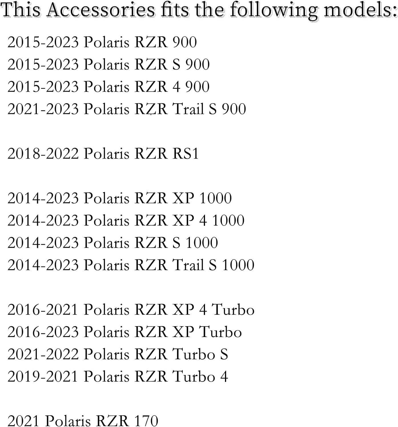 Moto1988 Ignition coil & Spark plug Wire Cap Compatible with Polaris RZR XP 4 S 900 1000 RS1 Turbo 2014-2023 4014296 4014295 4017695 4017694 4010425
