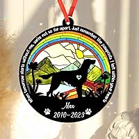 Vista 2 de Adorno de atrapasoles de setter irlandés personalizado, adorno de Navidad de Setter irlandés, regalo para perro amante, setter irlandés