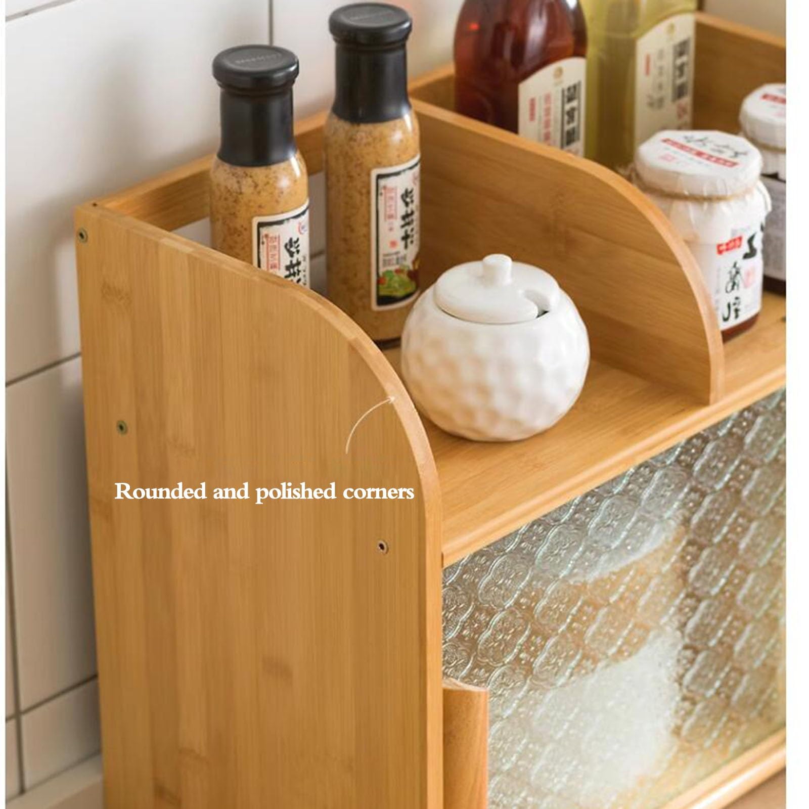 Amazon｜キッチンスパイス調味料ボトル、収納ラック 実用的で美しい