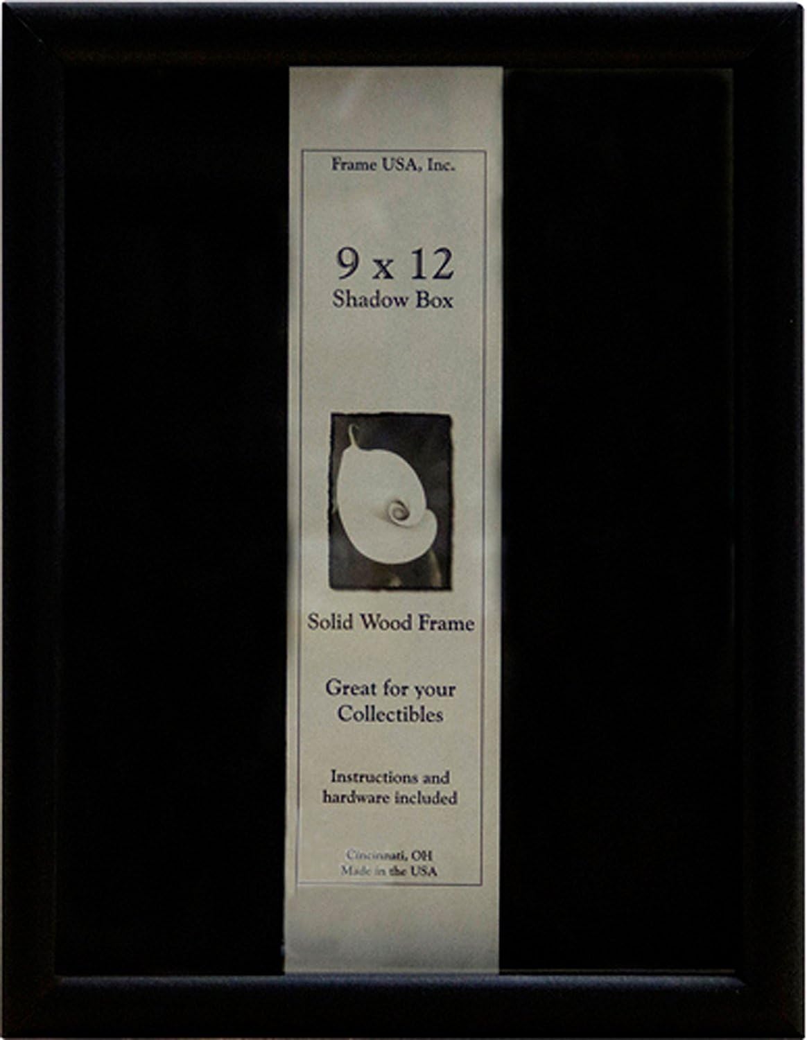 Frame USA Shadow Box Elite Series 9x12 Frames (Black)