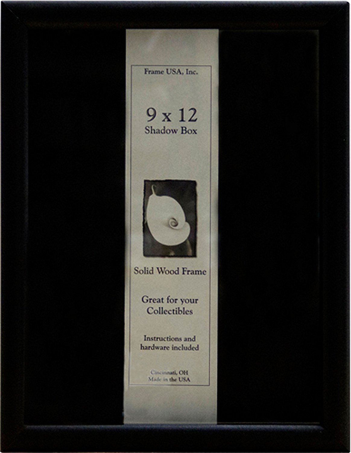 Frame USA Shadow Box Elite Series 9x12 Frames (Black)