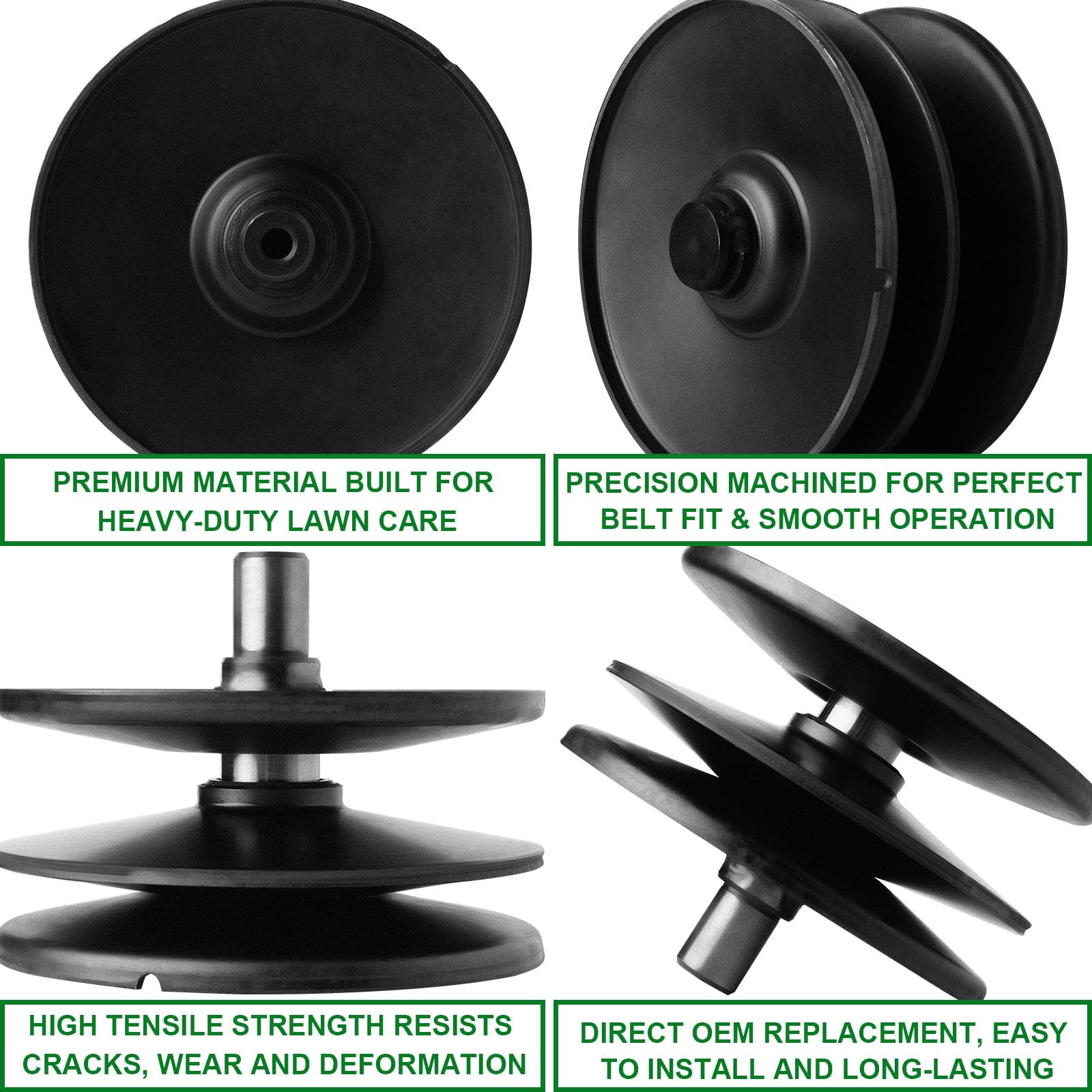 Polea de Velocidad Variable Mejorada para cortacésped MTD 956-04015B 956-04015A 956-04015 756-04015A Troy-Bilt Cub Cadet Series 656P05011 956-04015A 656-00599 A 656-Repuesto de polea 04015