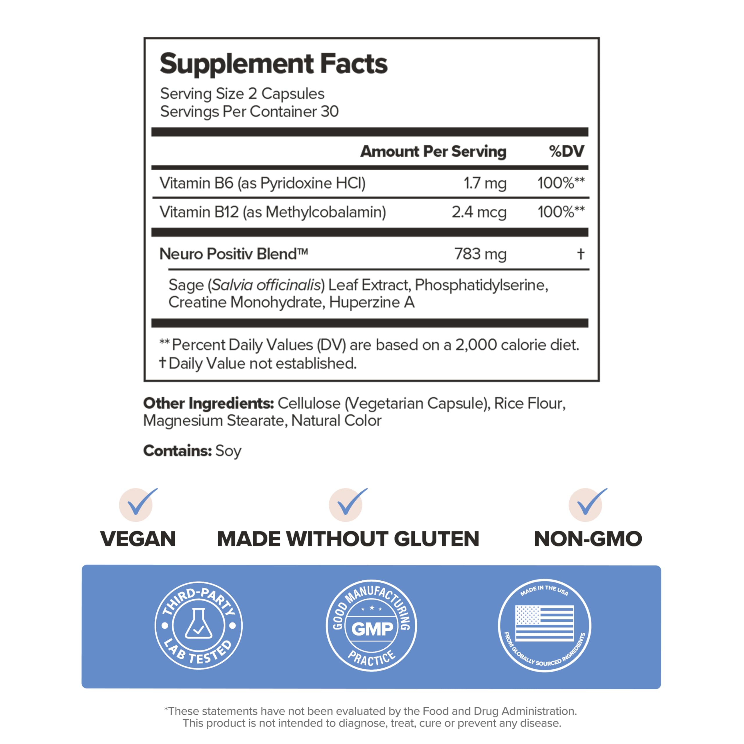 MENO Brain Health + Memory Capsules with Phosphatidylserine – 30-Day Supply — Amazon image 5