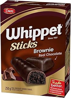 Whippet Sticks Brownie Real Chocolate Cookies, 250g/9oz., {Imported from Canada}