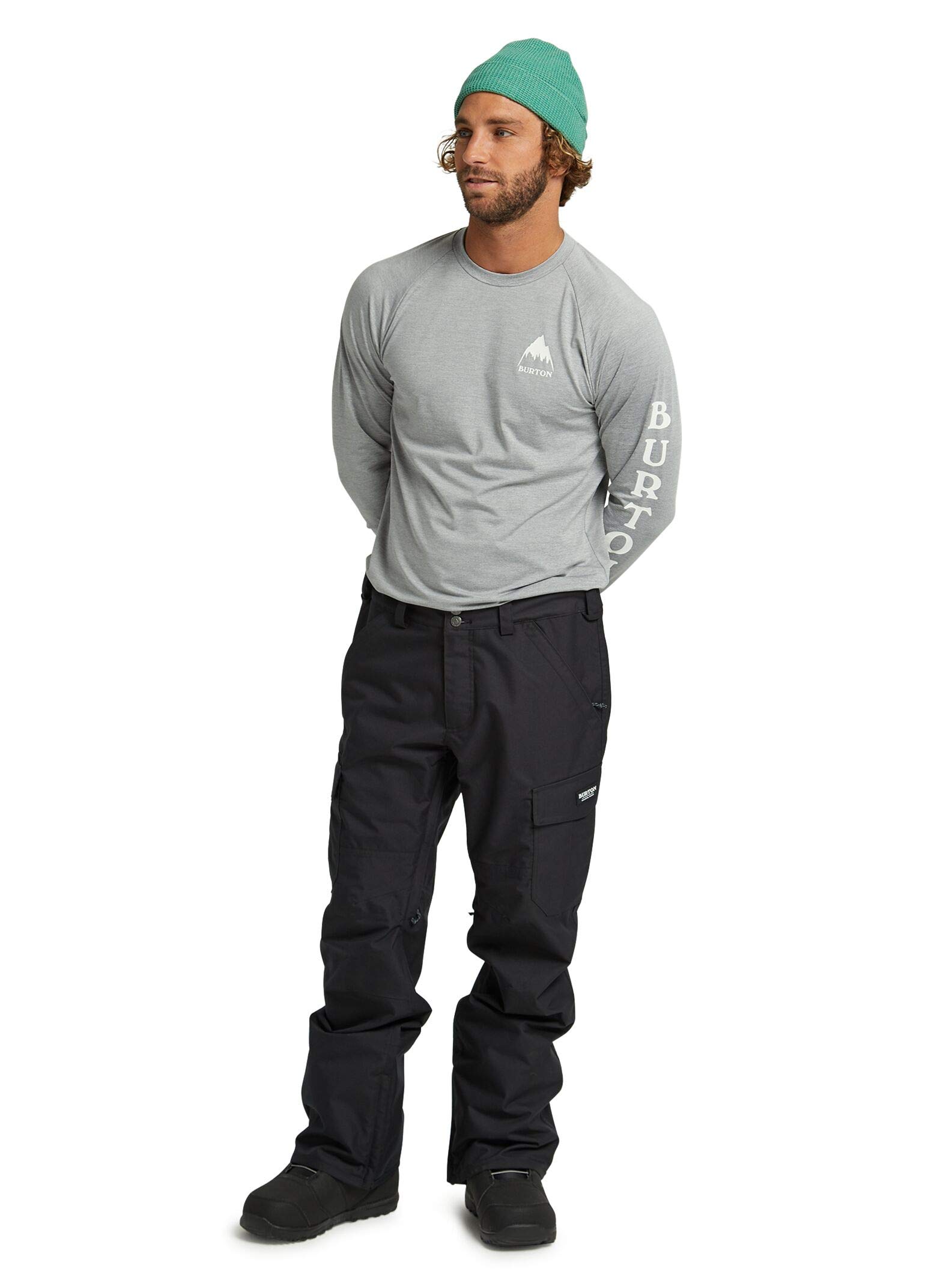 Burton Cargo Relaxed True - Pantalón de esquí para hombre, color negro