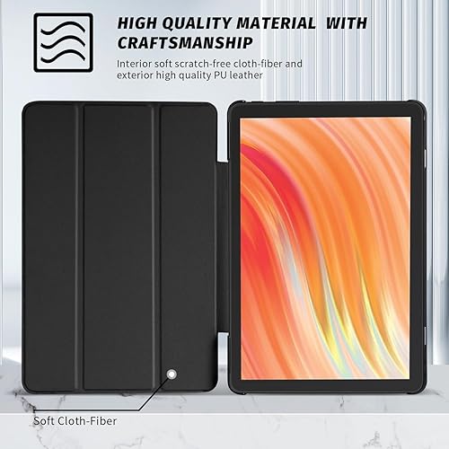 Miniatura 3 de Famavala Carcasa para tablet Tienda Fire HD 10 de 10,1" (13 generación, versión 2023) (negro)