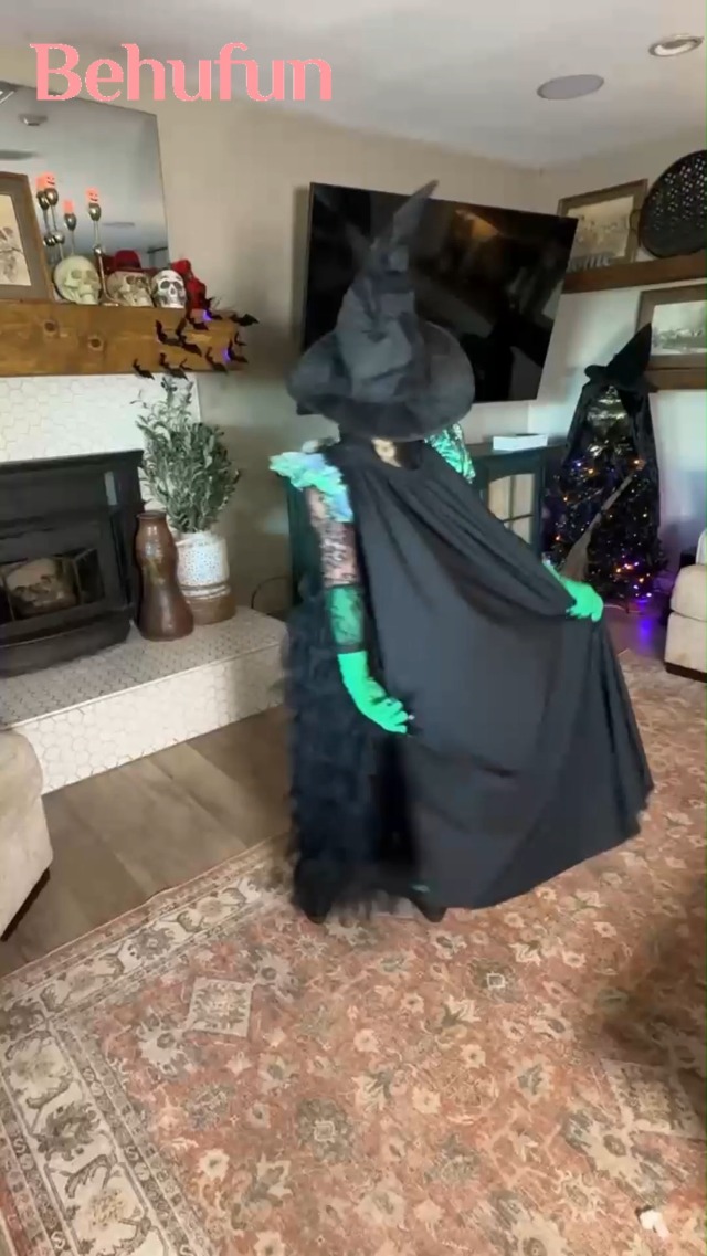 Disfraz de bruja para niñas talla 130cm miniatura 7