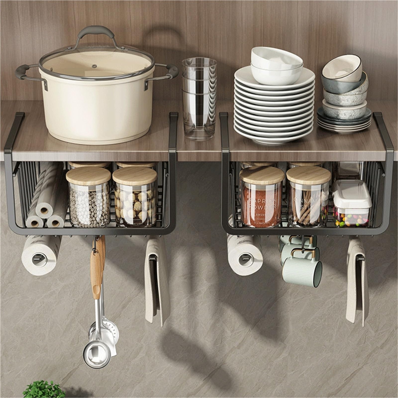 Multiuso Supporto for armadio porta asciugamani di carta da cucina for