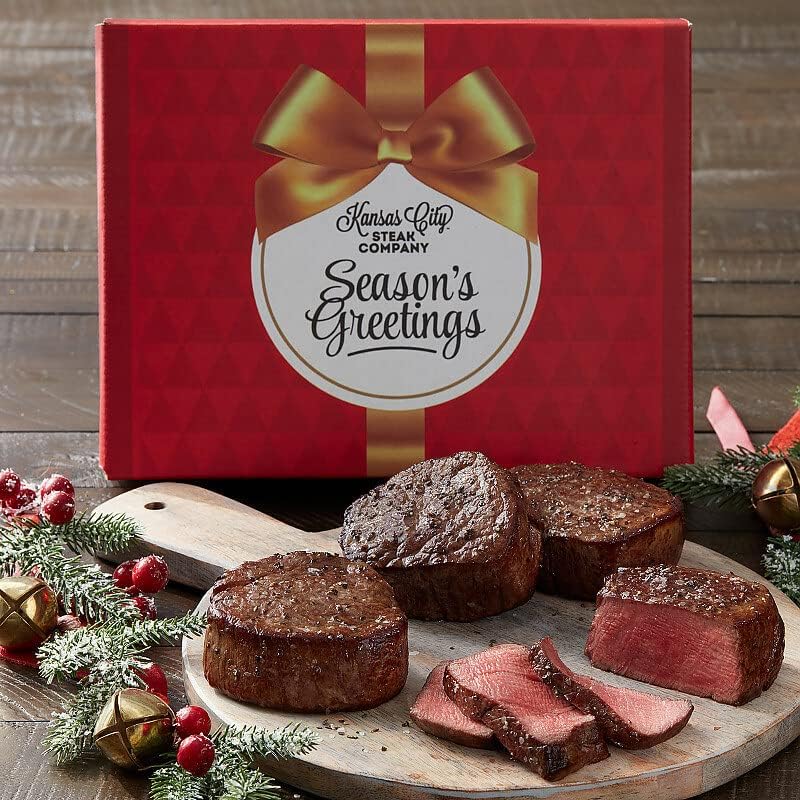 Holiday Gift Boxed Super Trimmed Filet Mignon, 4 count, 6