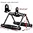 Yes4All Rotating Black Double D Row Handle Cable Attachment for Weight Workout, Cable Machine Accessories for Home Gym