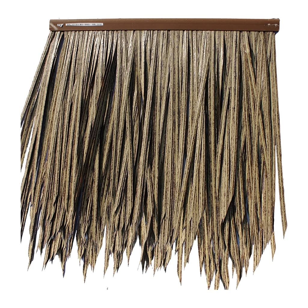 Baldosas de paja de simulación decorativa para pérgolas y jardines tropicales, 10 unidades.