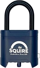 Squire Mystic Combi BF60/1.5 Long Shackle Heavy Duty Combination Padlock – 4 Wheel Code Lock for Shed, Gate, Toolbox, Garden & More – Keyless Security | 1.5" (38mm) long shackle, weather-resistant double locking – for wide latches, sheds, storage units & 