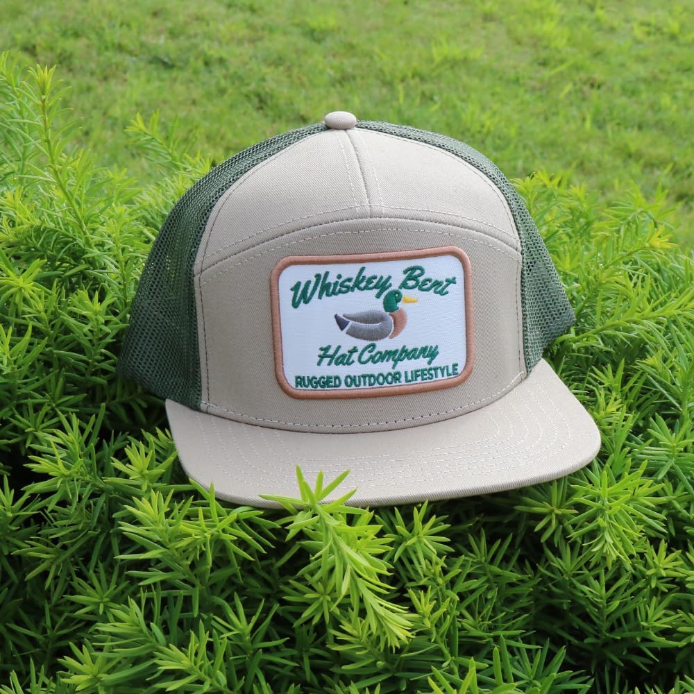 WHISKEY BENT HAT CO. Green Head Adjustable Snapback Outdoor Lifestyle Duck Hat - Image 2
