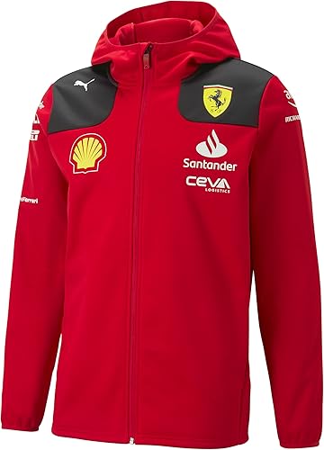 PUMA Scuderia Ferrari - 2023 Team Softshell - Hombre - Rojo - Talla M