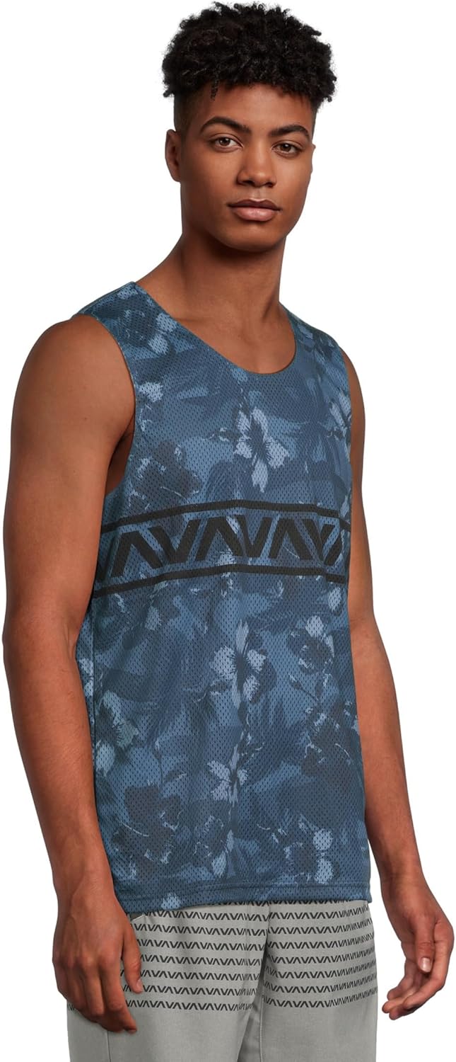 RVCA Mens Hawaii Mesh Tank