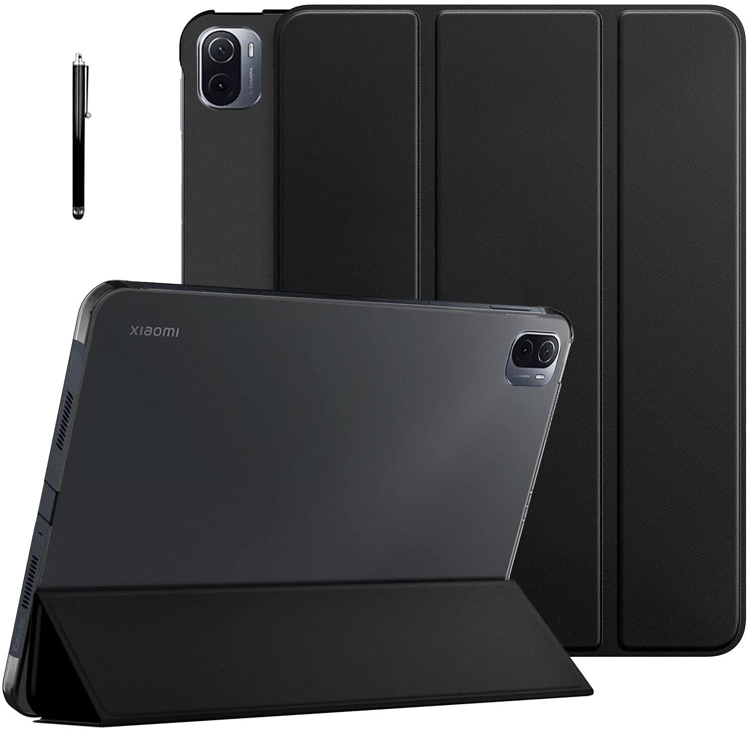 Robustrion Trifold Flip Stand Case Cover for Xiaomi Mi Pad 5 Cover with Translucent Back - Black (B0BBRQLKYJ) Amazon Price History, Amazon Price Tracker