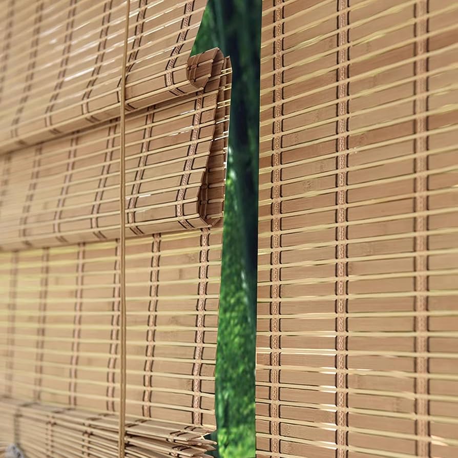 Tenda Avvolgibile In Bambù Naturale Per Esterno - Personalizzabile 45-180cm Per Giardino E Patio - Foto 2