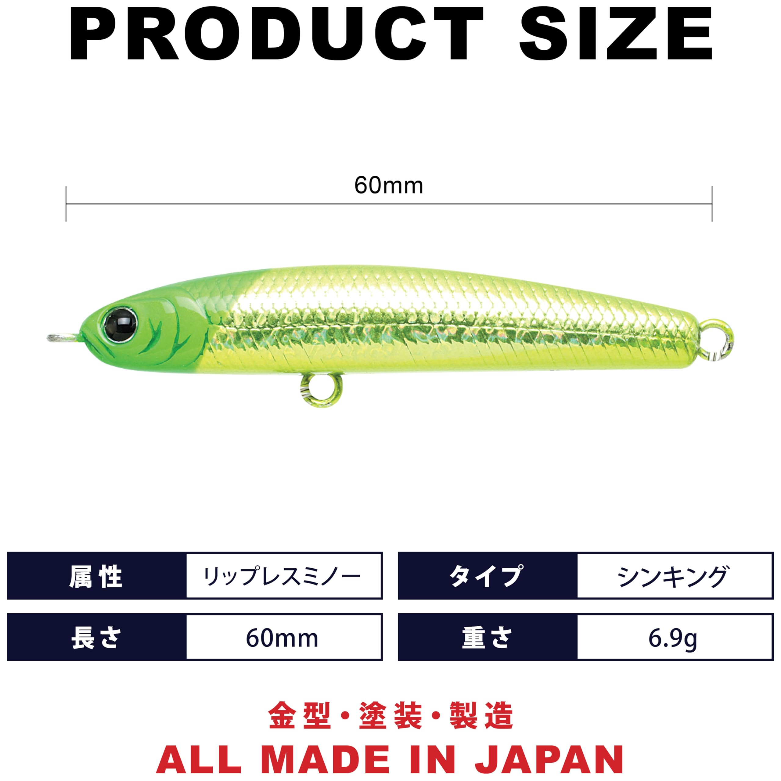 Amazon.co.jp: ラッキークラフト (LUCKY CRAFT) ワンダー60 ソリッド