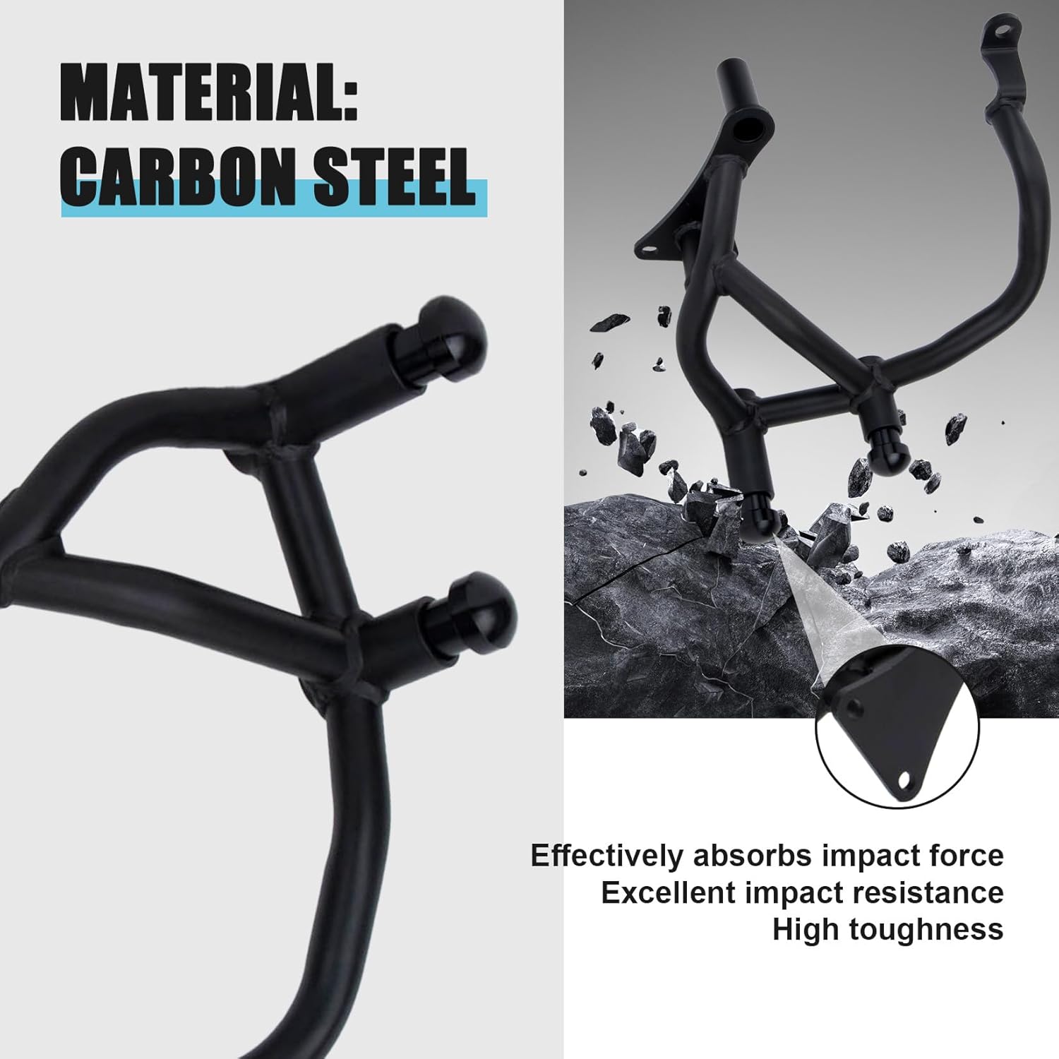 Crash Bar for 450SS - PSLER Highway Crash Bars Engine Guard for 450SS/450SR/450NK/450SR-S 2023 2024 2025 2026, Motorcycle Crash Cage