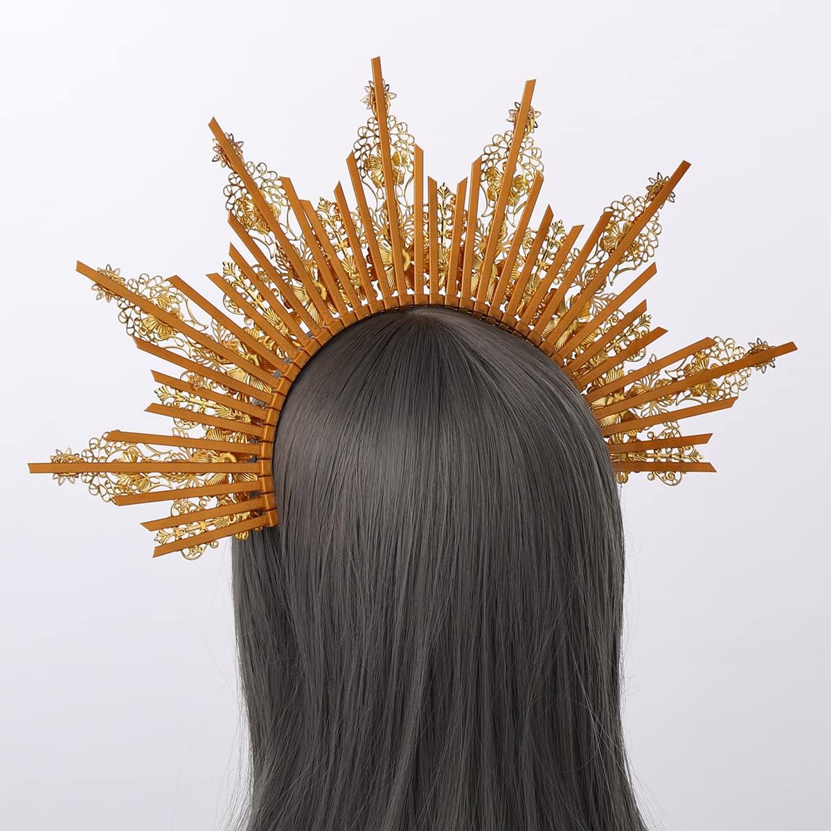 COSDREAMER Halo Crown Mary Goddess Headband Women's Halloween Costume Goddess Headwear (P)