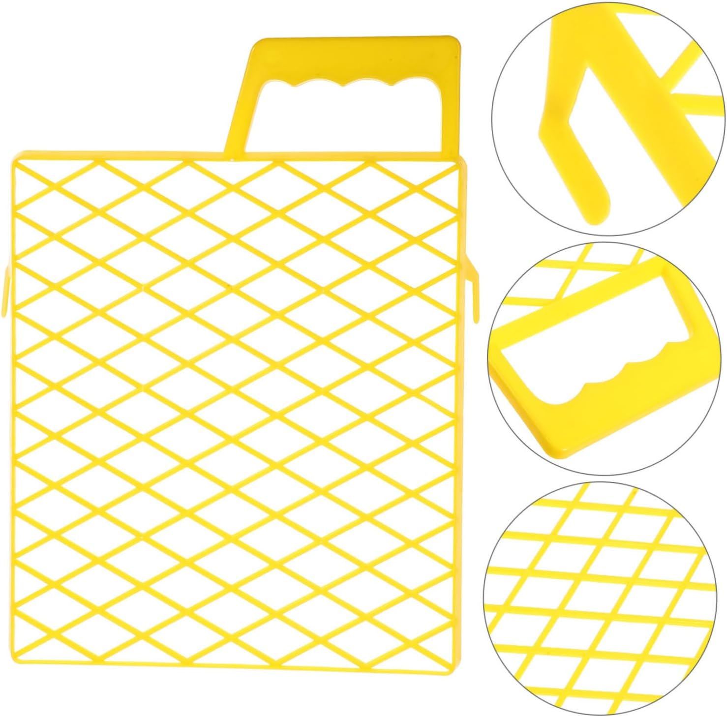 Painted Grids Household Plastic Paint Tray Grid Mesh Screen Painting Supply for Even Paint Distribution and Consistent Results