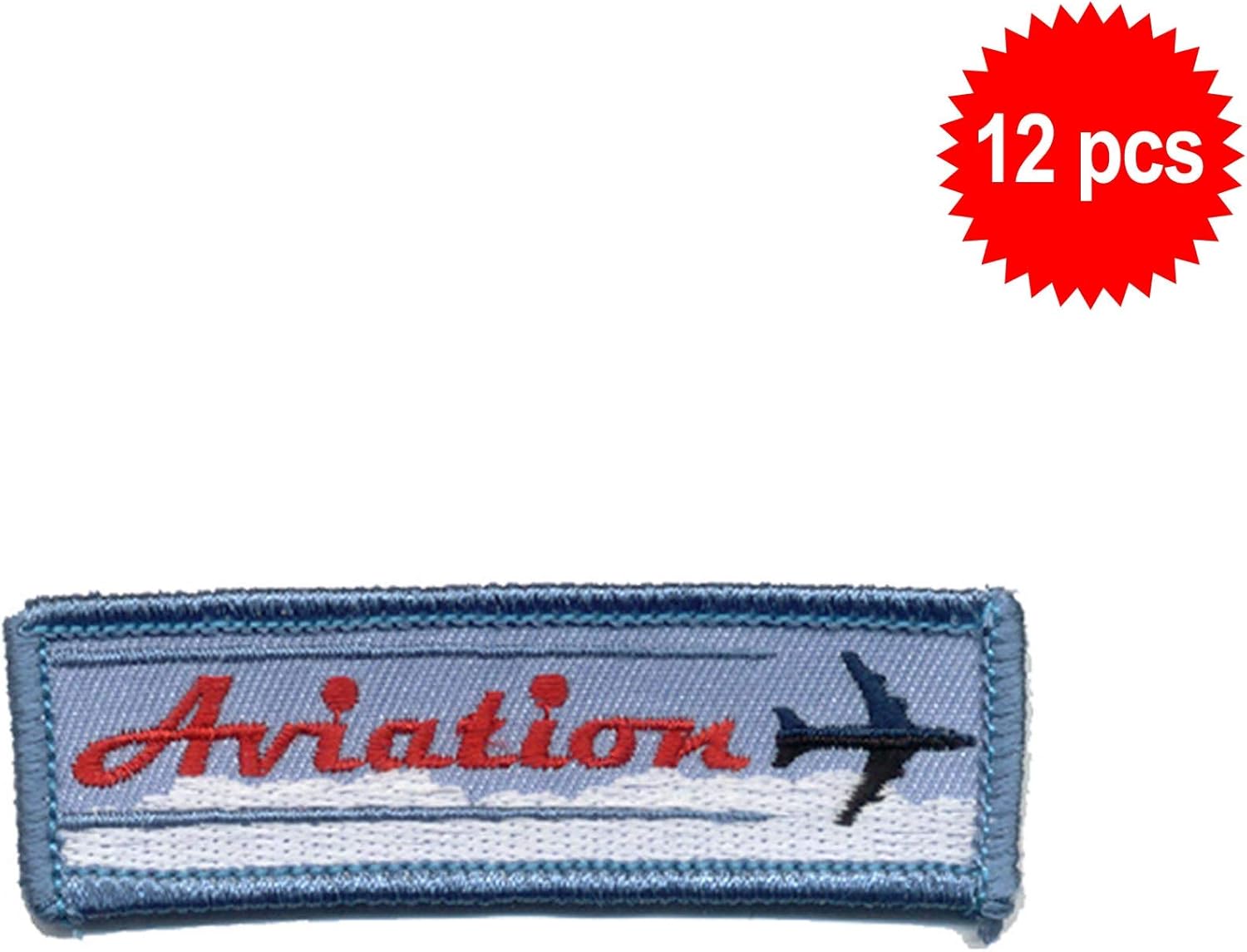 12 Pieces 2" Activity Scouts Applique Fun Patches, Science and Technology - STEM (Aviation 2)