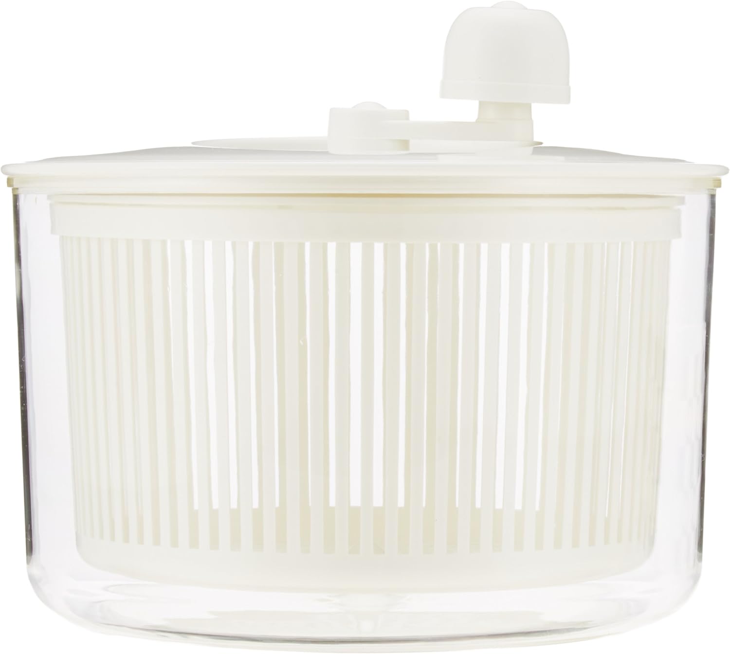 山研工業(Yamaken Kogyo) Crab Salad Spinner (Vegetable Drainer), ノーマル, White