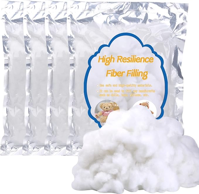 MORFEN 800g/28.2oz Premium Fiber Fill Stuffing, Stuffed