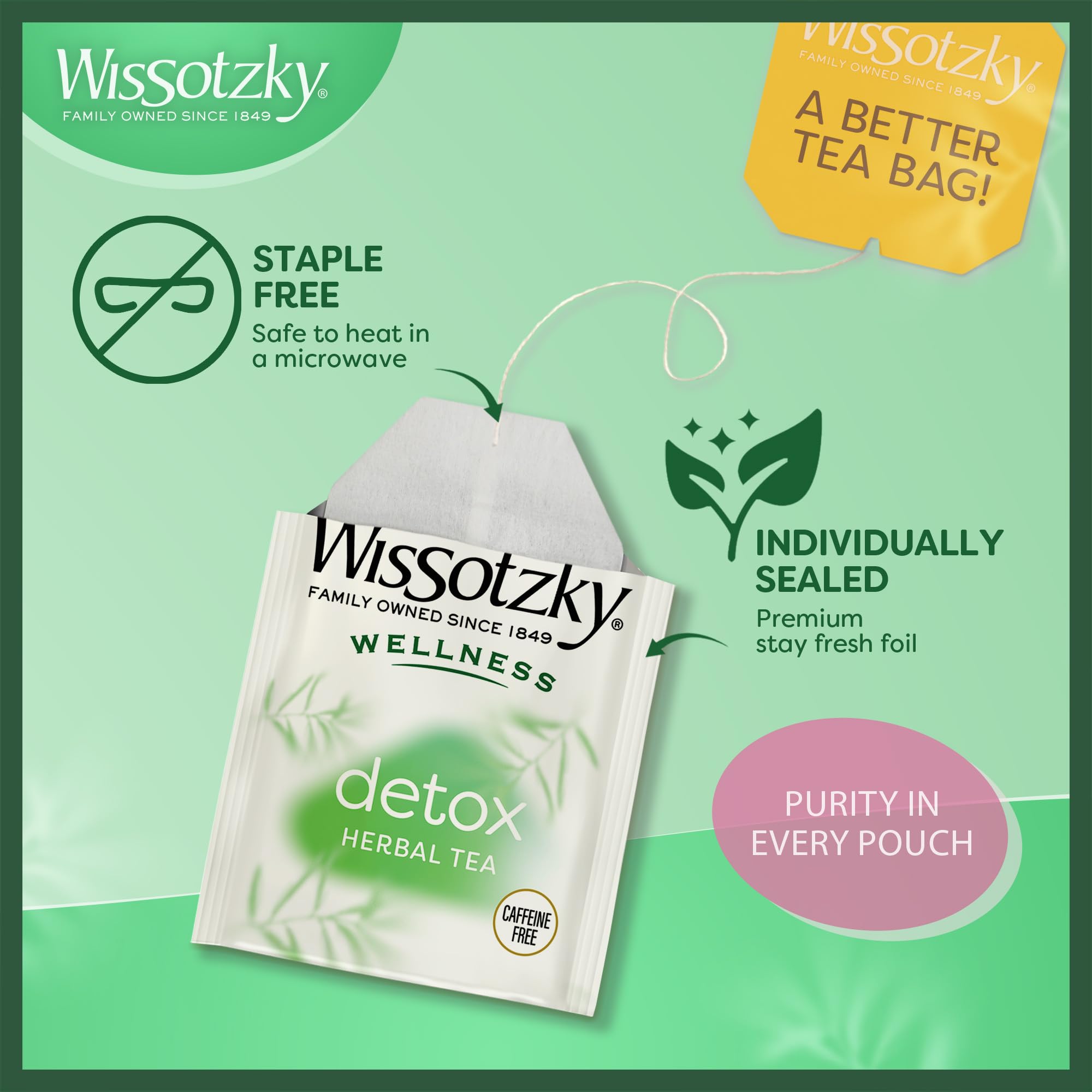 Amazon.com : Wissotzky Wellness Detox Herbal Tea, (3 Pack - 60 Tea