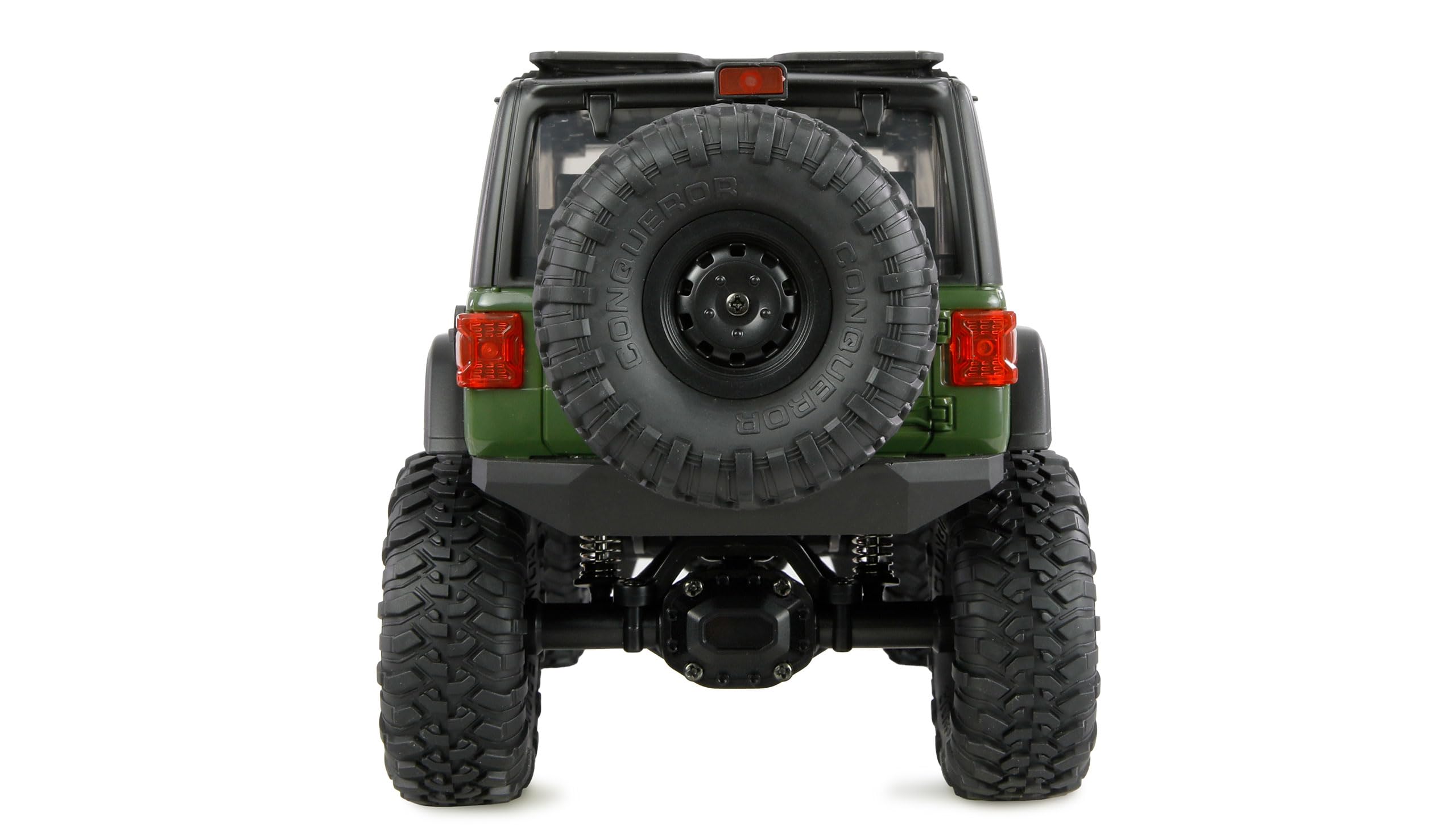 Amewi AMXRock Mini-Crosstrail Scale Crawler 4WD 1:16 RTR zielony z pilotem zdalnego sterowania, akumulatorem, kablem do ładowania