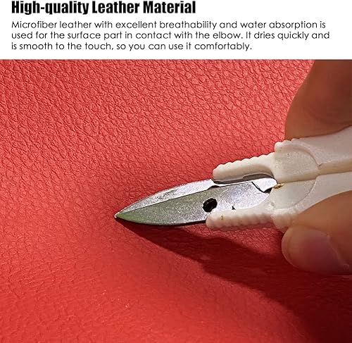 Miniatura 6 de sportuli Cubierta de consola central de cuero antiarañazos para apoyabrazos, reemplazo para accesorios Toyota 4Runner 2010-2023 2024 (Rojo)