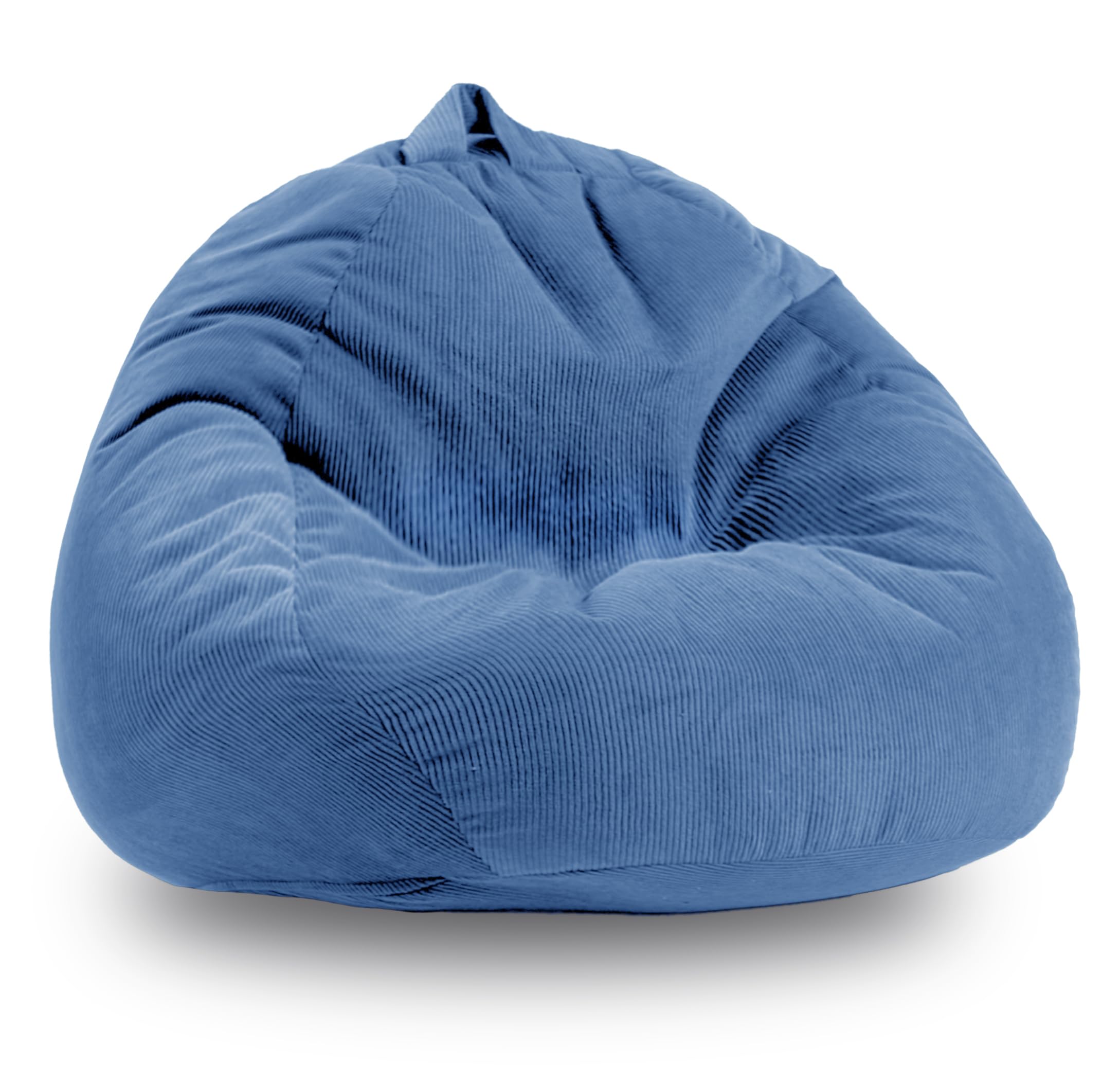 4FT Memory Foam Bean Bag Chairs for Adults Women Men Teen Sofa Comfoy Chair Large Beans Bags Sofa Blue 4FT