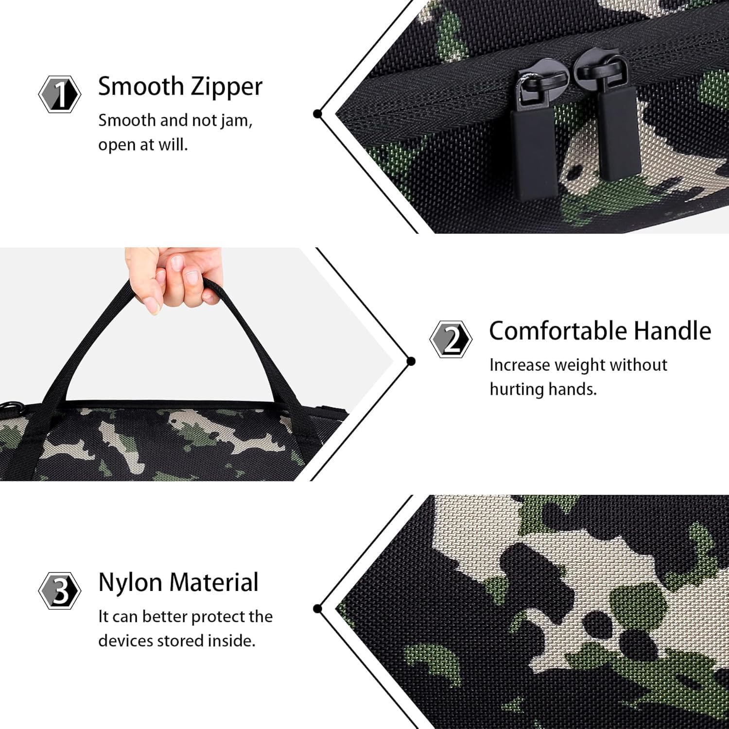 co2CREA Hard Travel Case Replacement for Xtreme 4 Portable Bluetooth Speaker (Camo Case) - Image 4