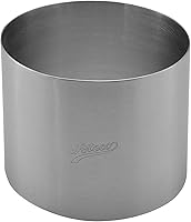 Vista 8 de Ateco Molde redondo para postre, anillo de pastel, 3 pulgadas de alto x 7.875 pulgadas de diámetro, acero inoxidable