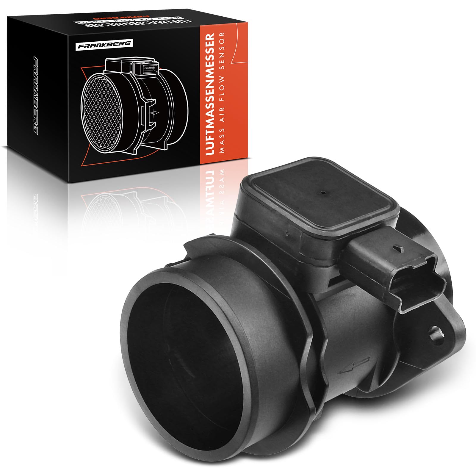 Frankberg Sensore aria di aspirazione 4-Poli Compatibile con Fiesta VI CB1 CCN Fiesta V JD JH Fusion JU C3 II SC 206+ 2L 2M Replace# 8ET009142-111