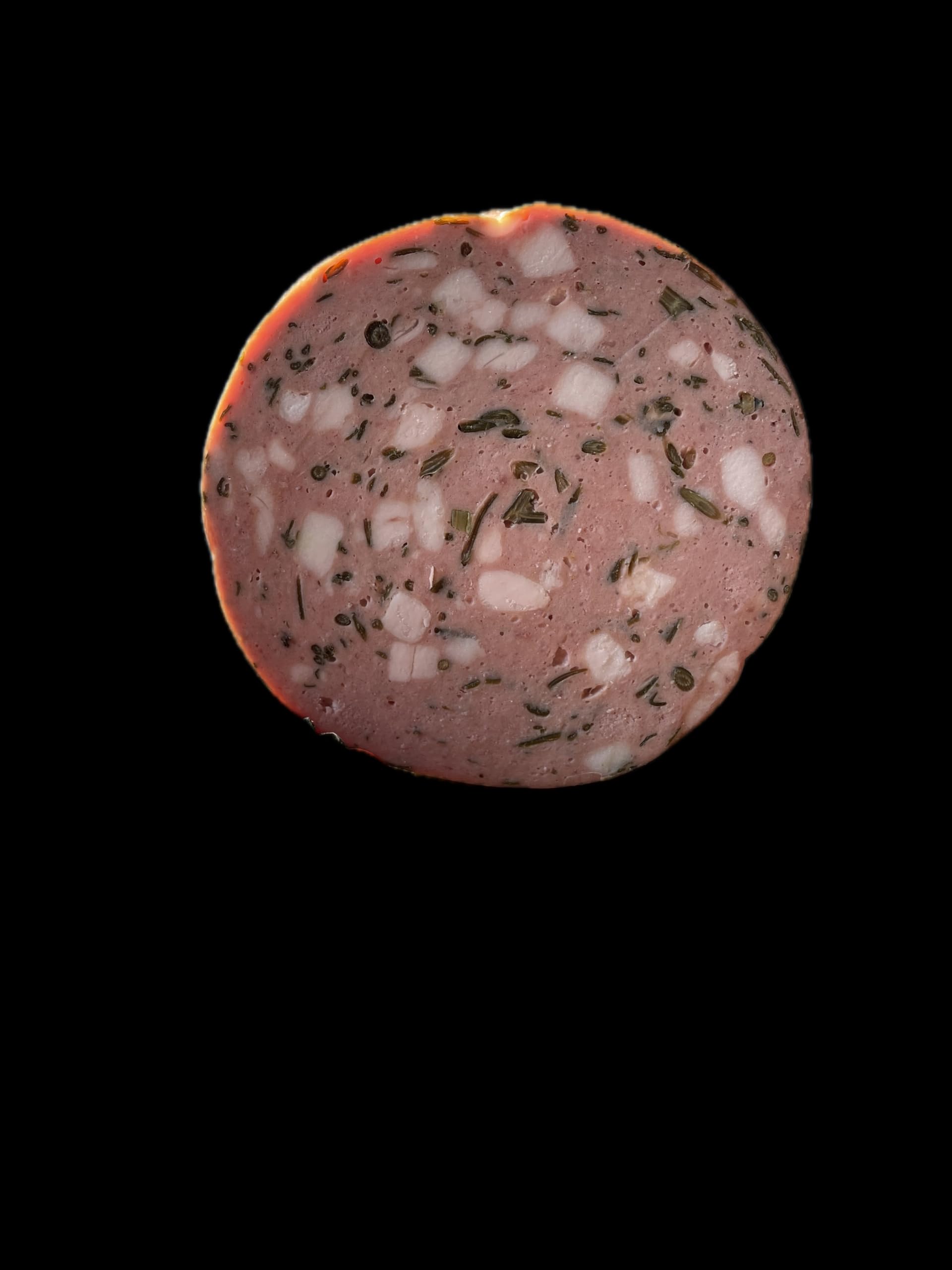 Mortadella Tipica Marchigiana "Paccadella" con paccasassi da 900 gr ca prodotto artigianale 1/2 SV