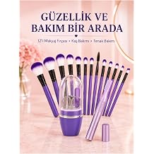 My Best Store Kad n Makyaj ve Ki isel Bak m Seti 12 li Mor Makyaj F r as  Ka  D zeltici ve Manik r T rnak Bak m Se
