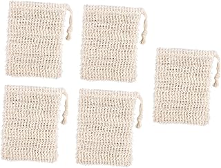 FRCOLOR 5 Peças Saco De Espuma De Sabão Bucha De Banho Protetor De Sabão De Malha Protetor De Sabão Esfoliante Saco De Sabão Esfoliante Bolsa De Sabão De Banho Bolsa De Sabão De Malha