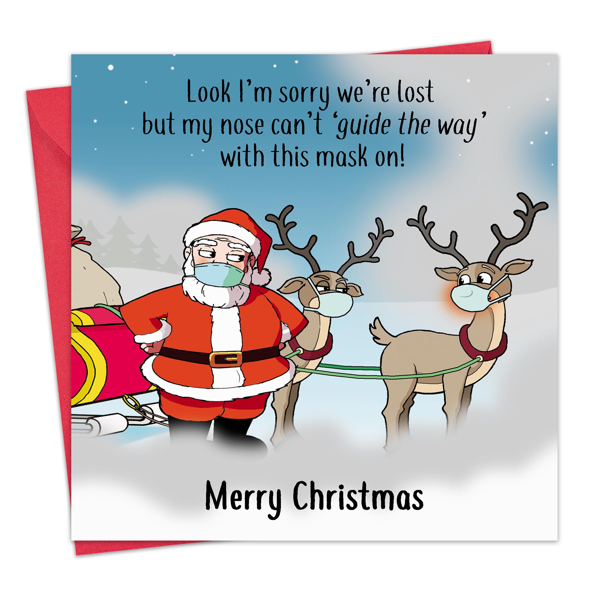 Printable Covid Christmas Cards