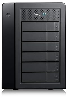 Promise Technology Promise Pegasus32 R6 60TB 6x10TB Hybrid Thunderbolt 3 or USB32 Direct Attached RAID Storage High Performance