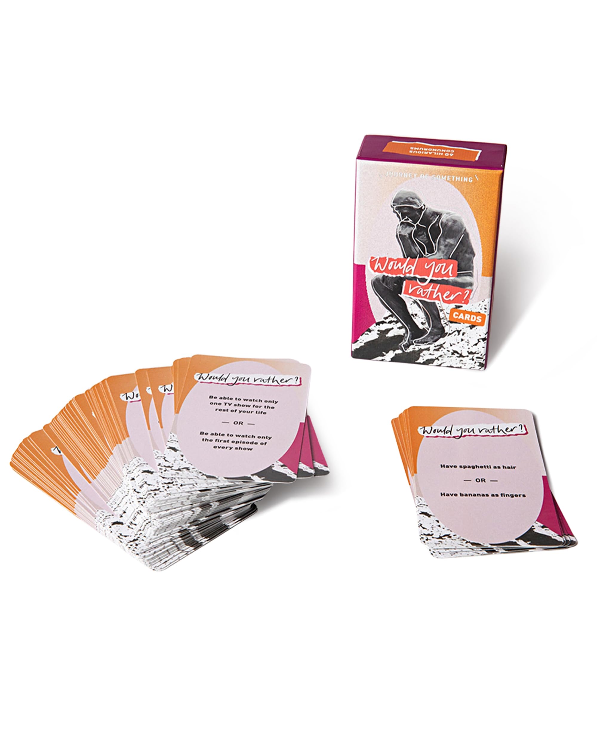Would You Rather Cards : A fun, question and answer, ice-breaker, conversation card game for adults, with 60 cards