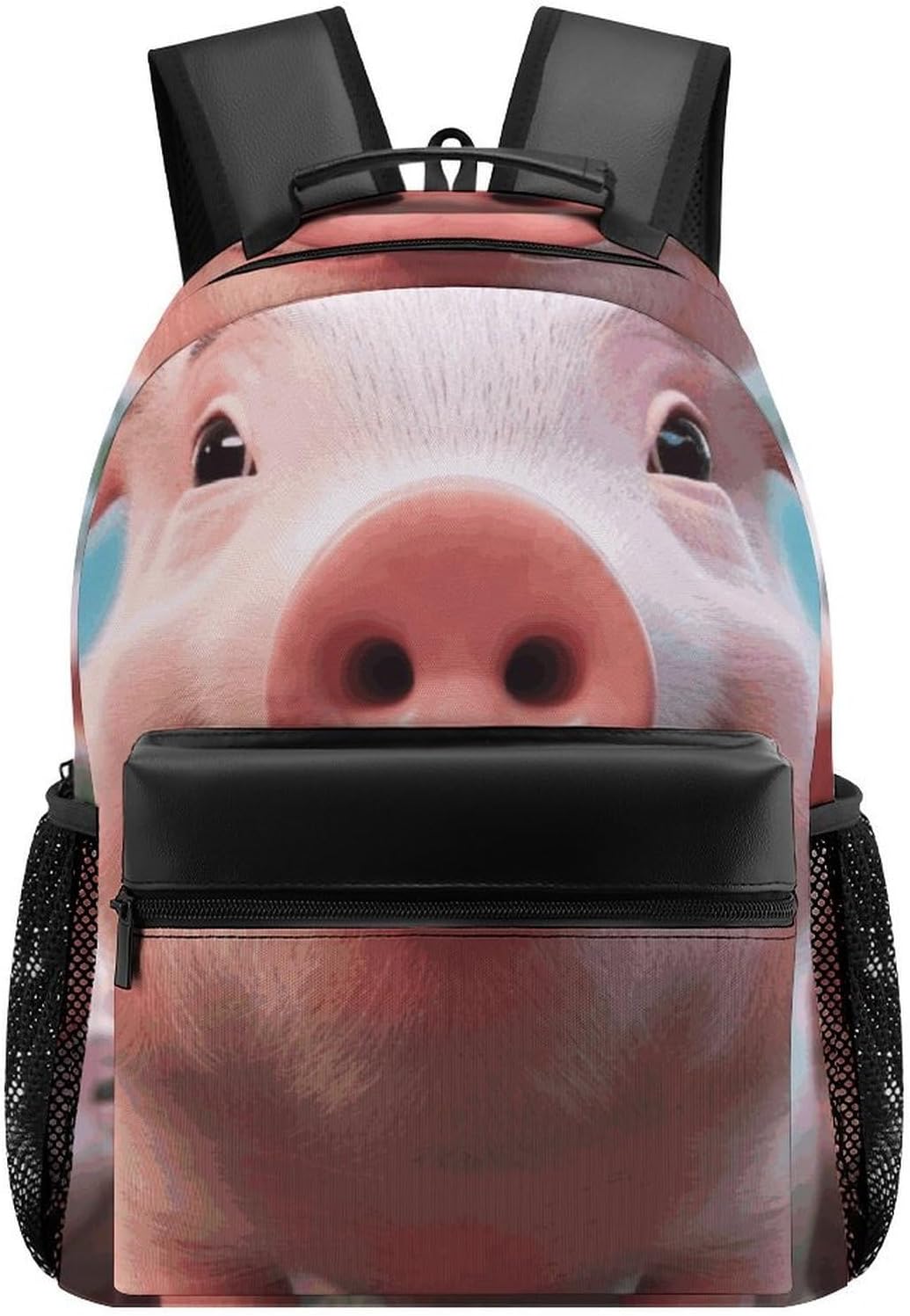 Funny Cute Pig Lightweight Travel Backpack Laptop Bag