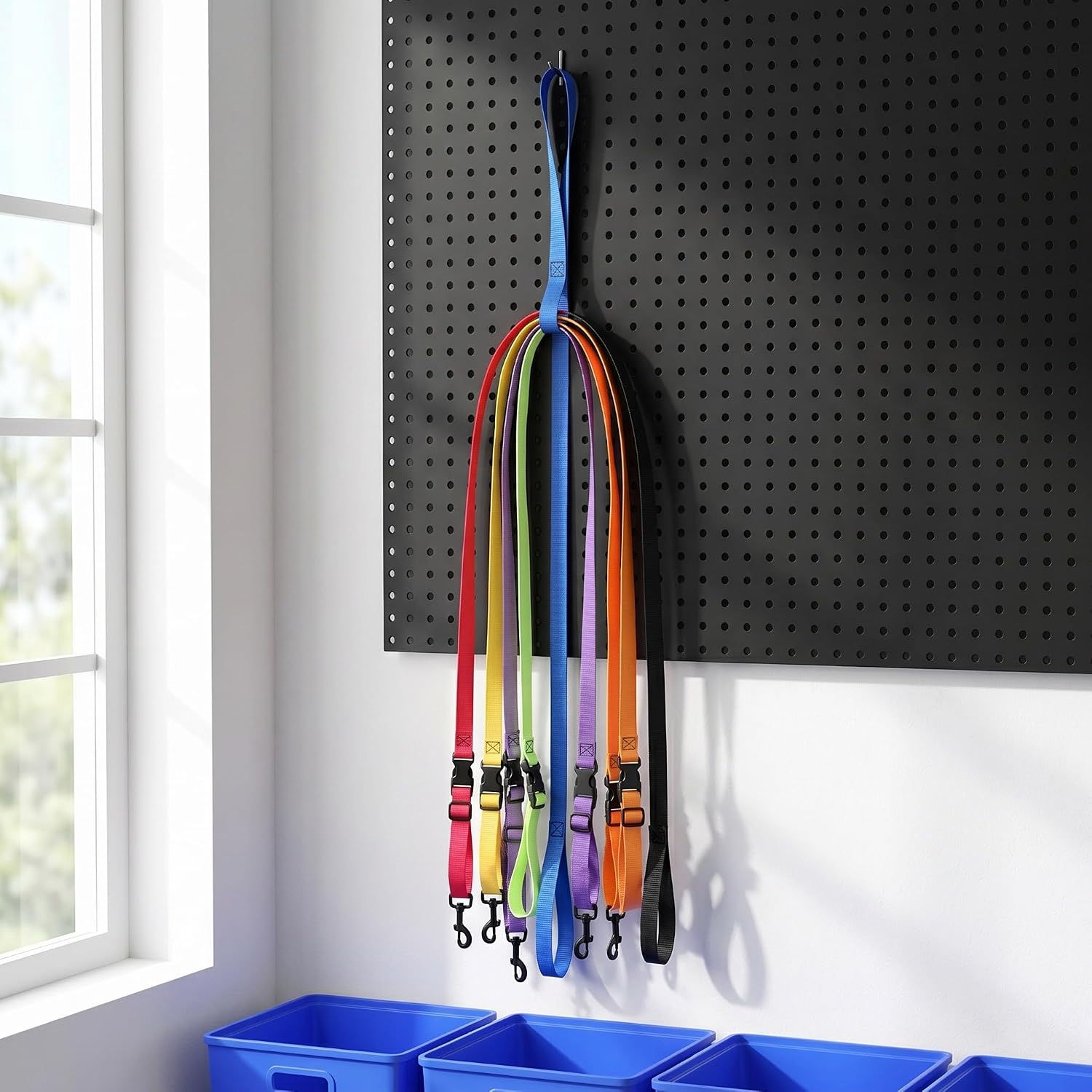 Safety Walking Rope for Preschool with 12 Adjustable Nylon Waist Straps and Ergonomic Waist Belt for School and Daycare Anti-Lost Traction Rope