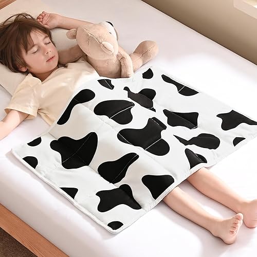 Miniatura 59 de anfie Manta con peso para niños (36"x48" 5 libras), manta con peso de enfriamiento para dormir, manta transpirable tamaño throw con cuentas de Gris