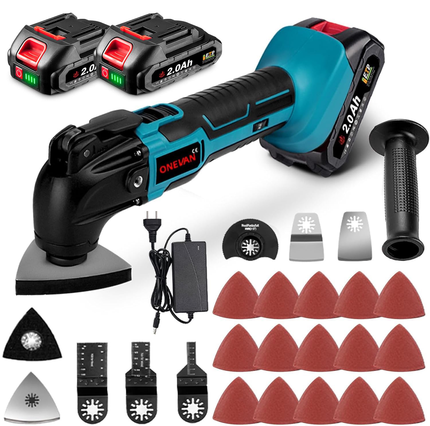 Amazon.co.jp: ONEVAN 充電式マルチツール 18V コードレス マキタ の 